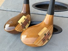 Cleveland Classic USA Persimmon 3,4 Wood Driver Set- Oil Hardened RC75. RH- 42