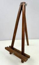 Vintage easel wood table - wood,