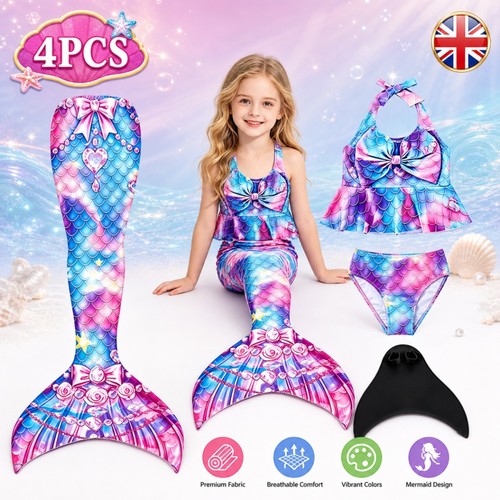 2026 kids mermaid - kids, monofin