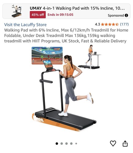 Electric walking pad treadmill - electric,