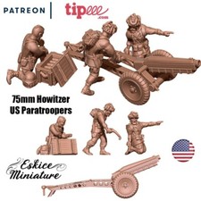 75mm Howitzer USA - WW2 - 28mm