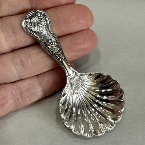 Vintage tea caddy spoon - caddy, kings