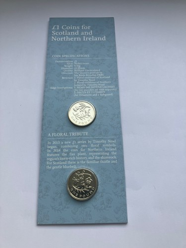 Coins floral one pound - one, 1