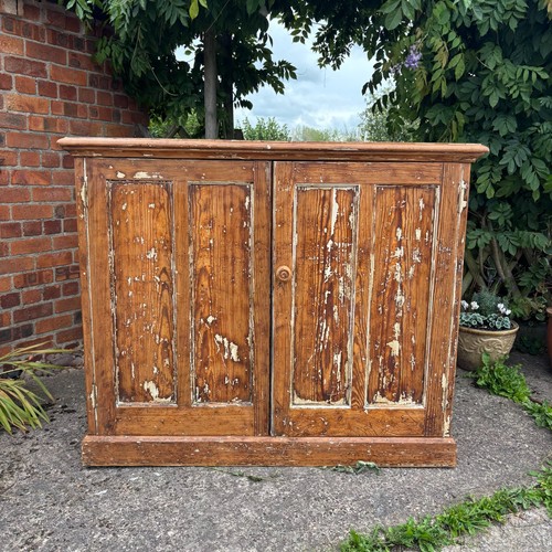 Pine cupboard bookcase - pine,