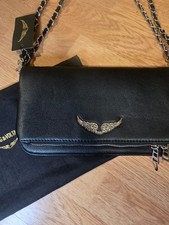 Ladies black cross body bag by