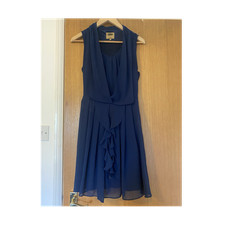 Vintage girly navy blue ruffle - vintage,
