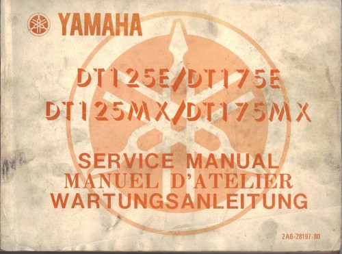 Yamaha dt175 dt125 - yamaha,