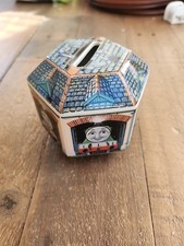 1992 Thomas The Tank Engine Hexagonal Money Box By Wedgwood