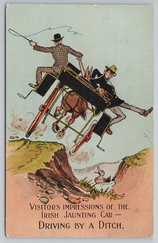 Postcard vintage ireland comic - vintage,