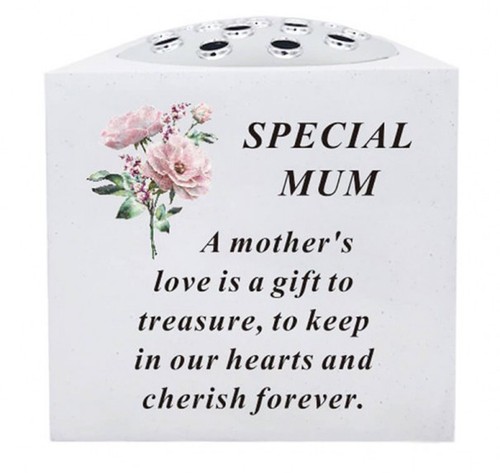 Memorial flower vase - memorial,