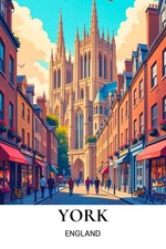 York Vintage Retro Illustrated