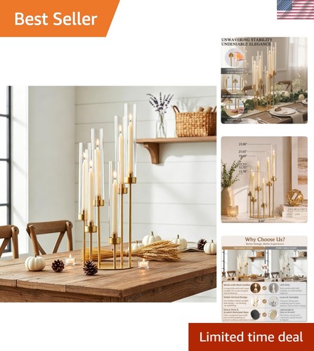 Arm gold candelabra 96 - 6-arm, candelabra,