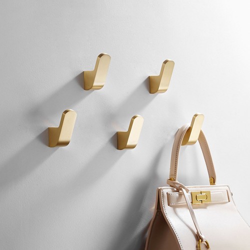 Brushed brass hook door hanger - door,