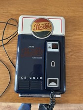Pepsi Cola Vintage Telephone Wall Mounted Retro Style Landline Telephone