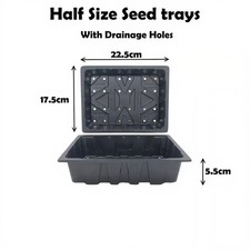 Half Seed Tray Size With