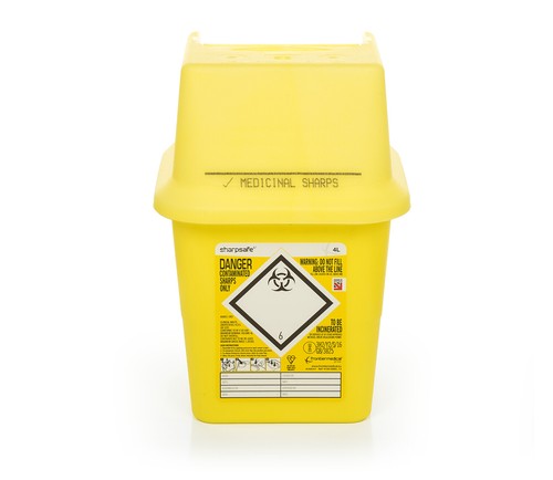 Medical sharps bin 4l - medical,
