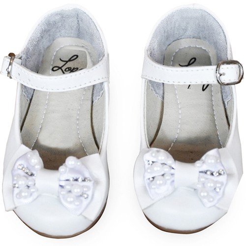 White flower girl - white,