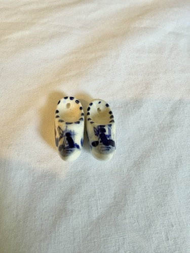 Vintage pair delft blue - pair,