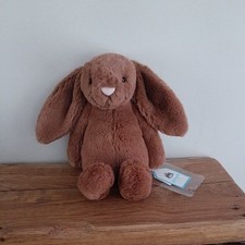 Jellycat Little Bashful Nutmeg Small Brown Bunny - New With Tags