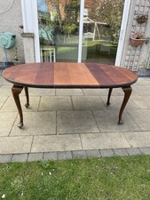 Antique mahogany dining - mahogany,
