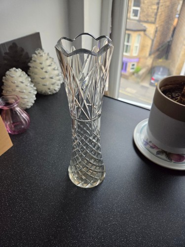 Vintage crystal elegant tall - crystal,