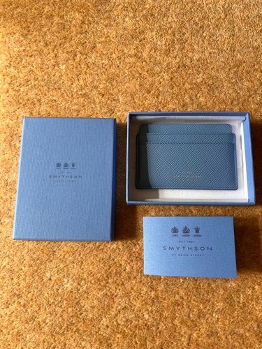 Smythson leather card case - card,
