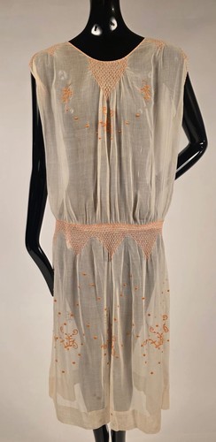 Flapper 1920 sheer muslin - 1920’s,