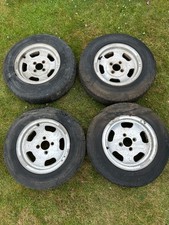 WOLF RACE 13” WHEELS 4" PCD ORIGINAL CLASSIC SLOT MAG ALLOY WHEELS