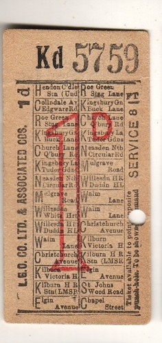 Bus tram ticket lgoc - bus, /