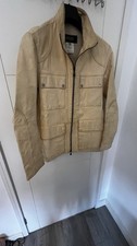 Versace Leather Classic Jacket Men’s Brown Size Medium