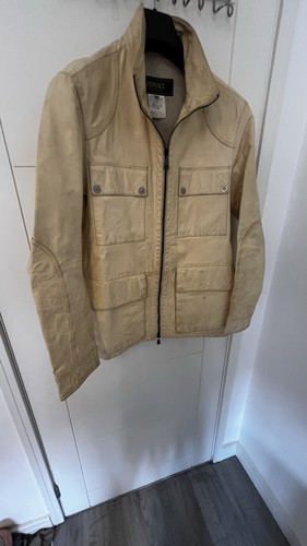 Versace leather classic jacket - versace,