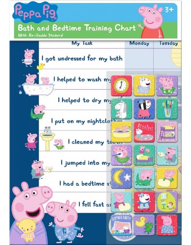 Peppa pig bath and bed - and, reward
