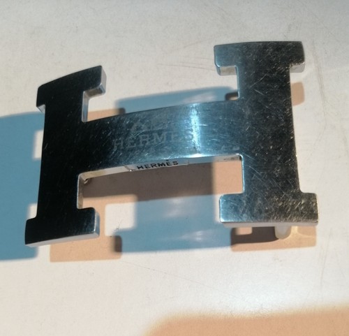 Hermes silver belt - hermes, 'h'