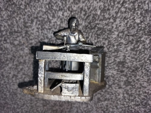 Gunsmith pewter figurine from - figurine,