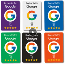 Google Review Card with NFC & QR Code | Tap to Review Instantly | Contactless