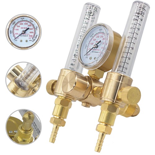 Argon regulator dual output - dual,