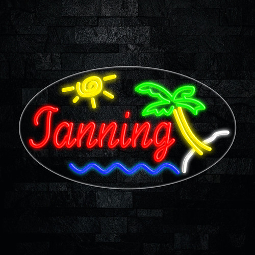 Tanning led neon sign x - sign,
