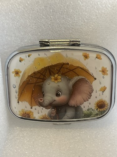 Sunshine elephant pill box - sunshine,