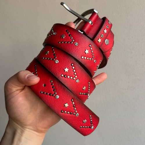 Vintage y2k red studded - vintage,
