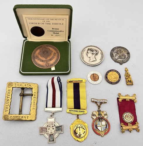 British medal medallion - &, lot