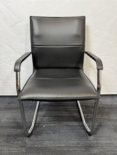 Dynamic Office Solutions Black And Chrome Stackable Chairs (B5E-37E-CC4)