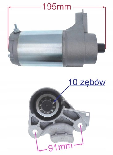 Genuine loncin starter motor - genuine,
