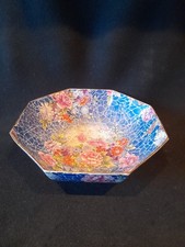 Shelley Octagonal Bowl,  “Cloisonné” Design Pattern, c1910 - 20