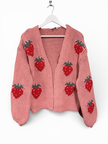 Strawberry chunky knit - chunky,