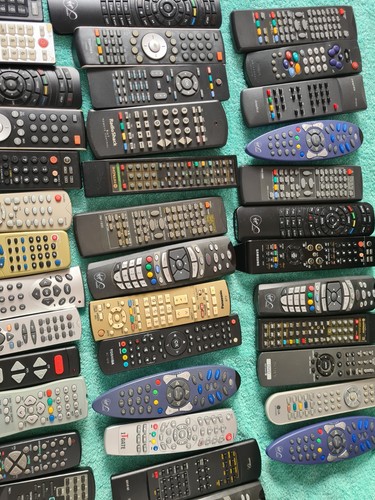 50x job lot remotes vcr - lot, tv