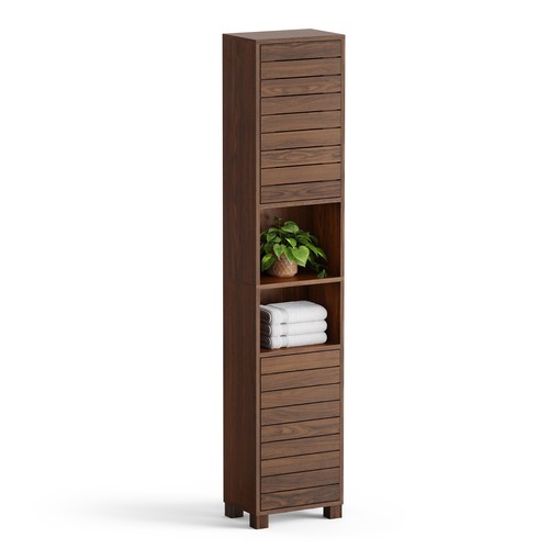 Tall bathroom cabinet dark - tall, cabinet,