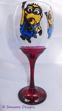 Despicable Minions Wine Gin Beer Goblets Glasses Geek Gift Unique Funny