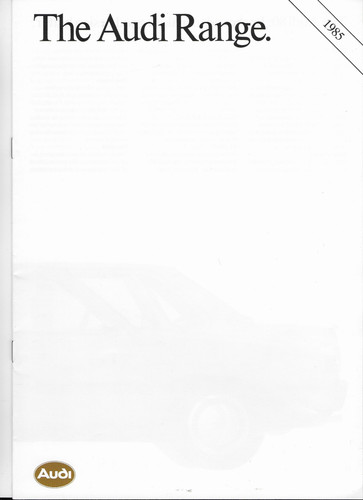 Audi range brochure price - brochure,