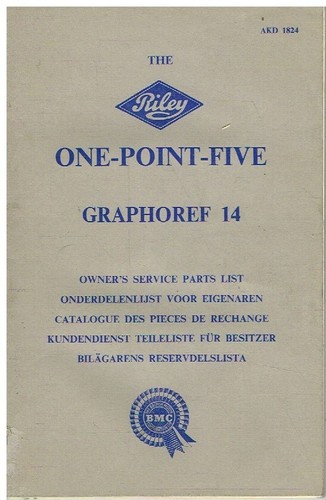 Riley one point five saloon - point,