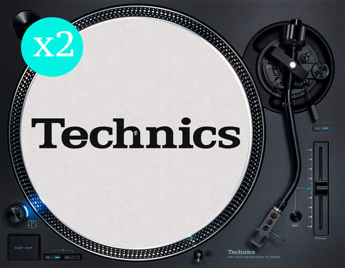 Technics black white logo - technics, on